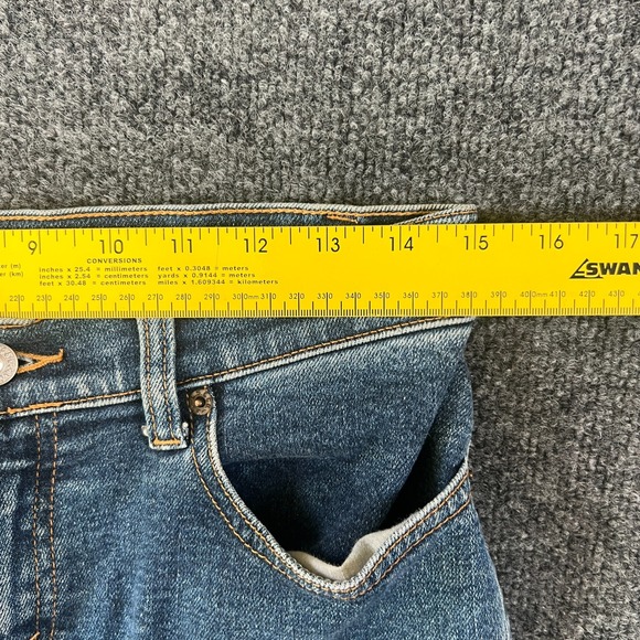 Levi's 515 Bootcut Leg Jeans Women 30x29 Blue Denim Stretch Mid Rise Medium Wash - Picture 3 of 16